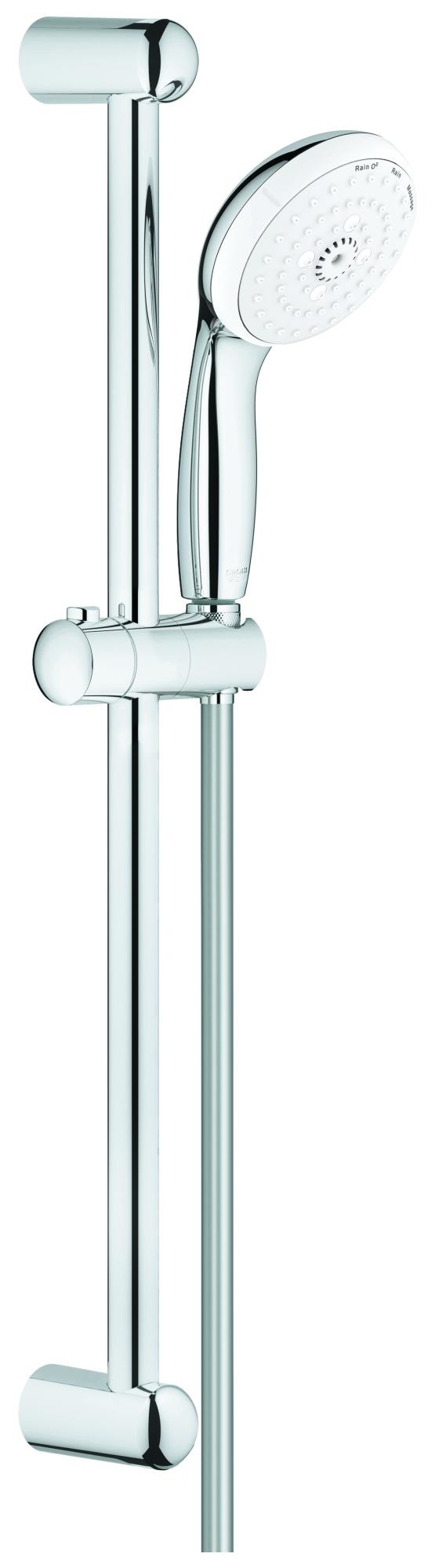 Brausestangenset Tempesta 100 600mm 3 Strahl chrom - 2