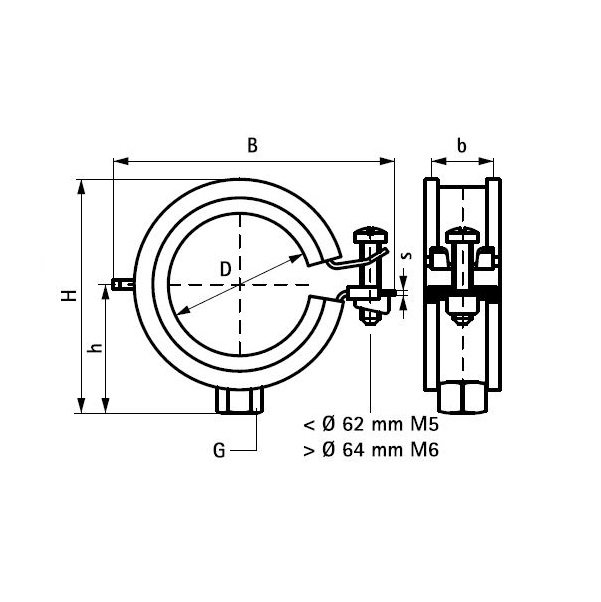 Rohrschelle 15-18 mm - 4