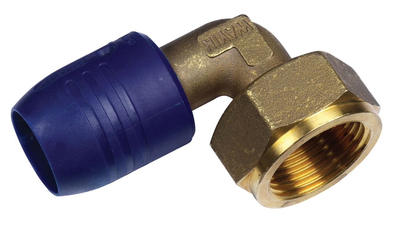 smartFIX Steckfitting Übergangswinkel 90° IG 25 x 1" Metall