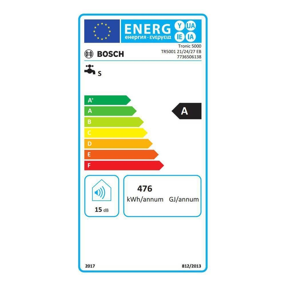 Tronic 5001 ESOB E-Durchlauferhitzer 21/24/27 kW 400 Volt - 3