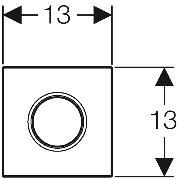 Urinalsteuerung manuell, Design Sigma01 - 4