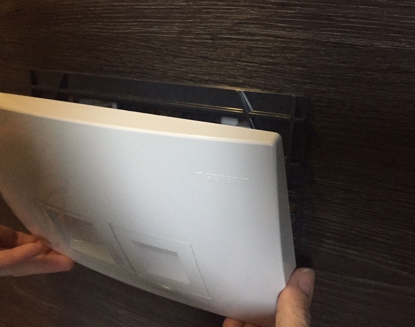 StarBlueDisc Einwurfschacht für Duofix UP 320/300/100 Spülkasten - 4