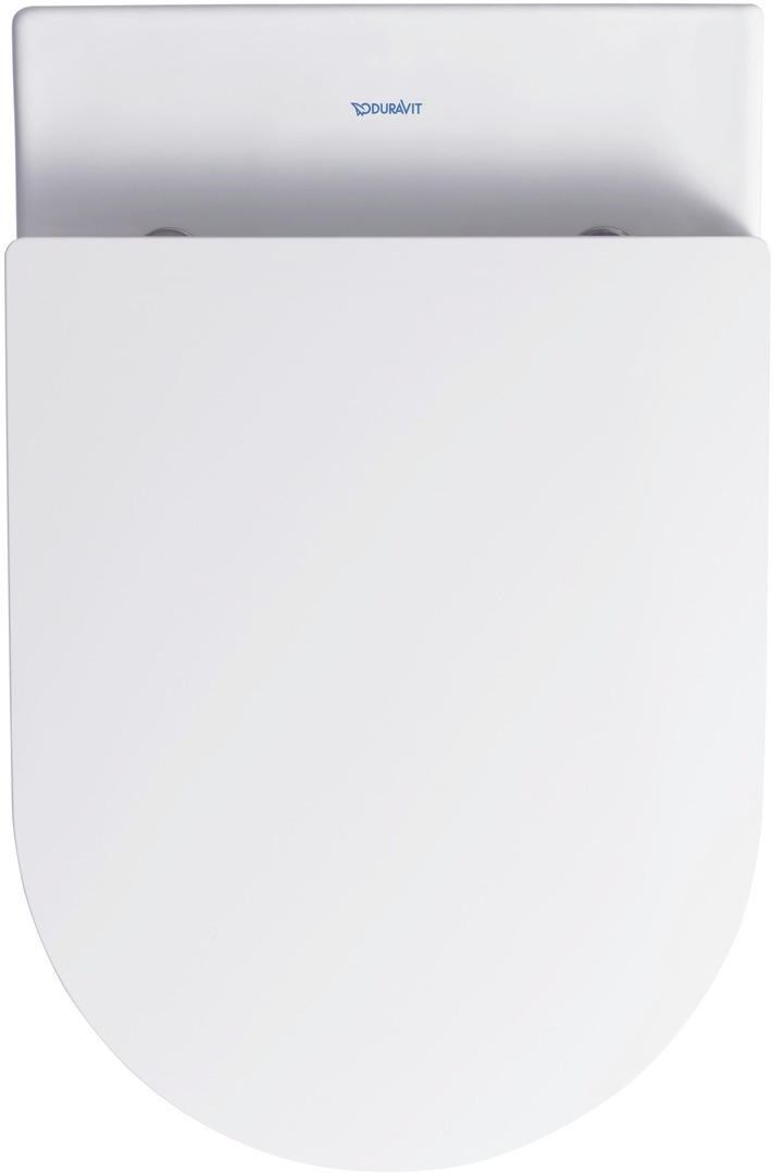 ME by STARCK Wand WC-Set, inkl. WC-Sitz, WonderGliss weiß, Spülrandlos (rimless )
