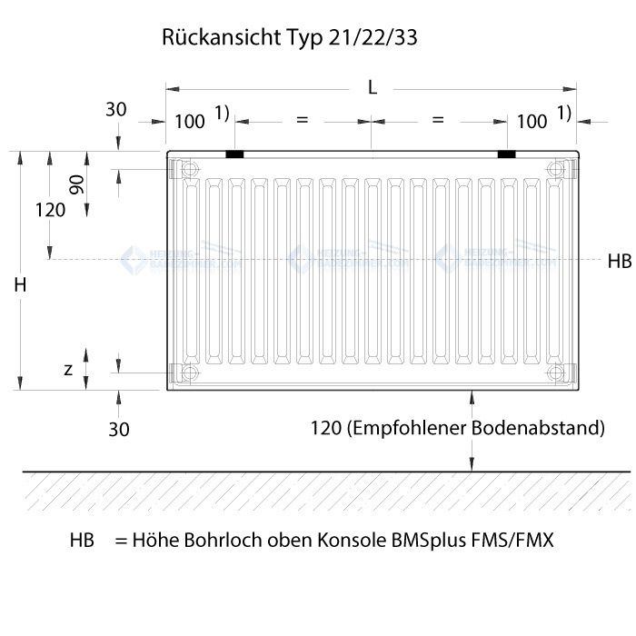 Logatrend C-Profil Kompakt-Heizkörper 11-500-400 - 4