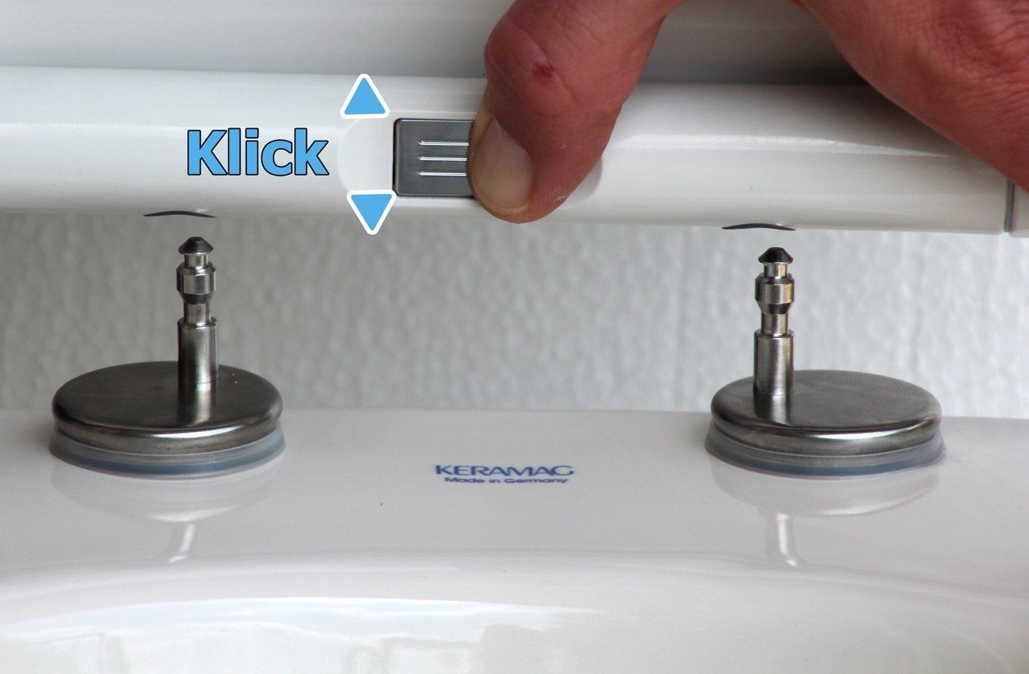 WC Sitz Antares S in hochwertiger, schwerer Ausführung mit Absenkautomatik & Quick-Release - 5