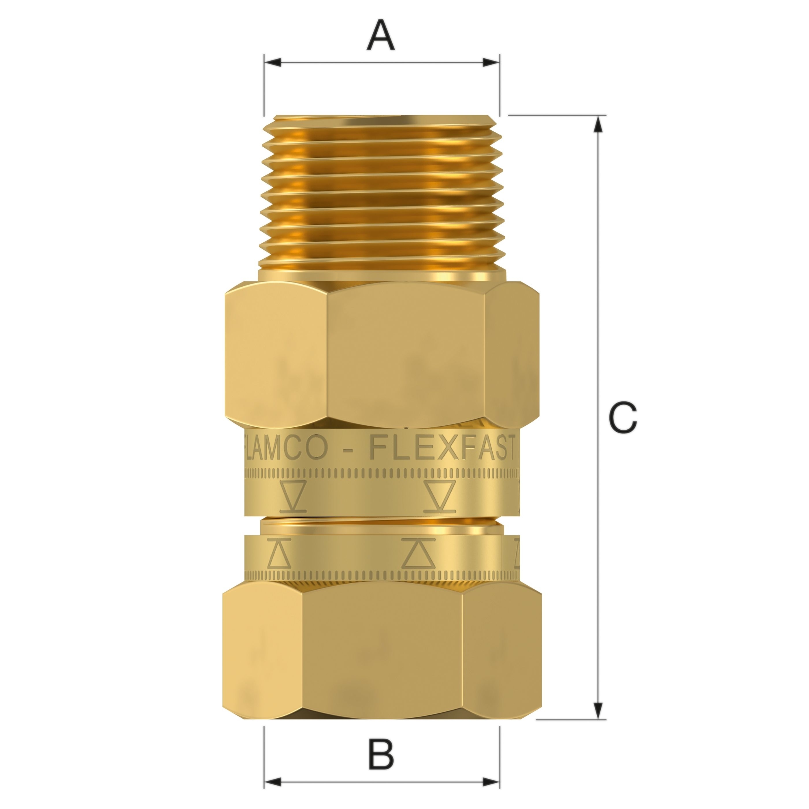 Automatische Schnellkupplung Flexfast 3/4" - 2