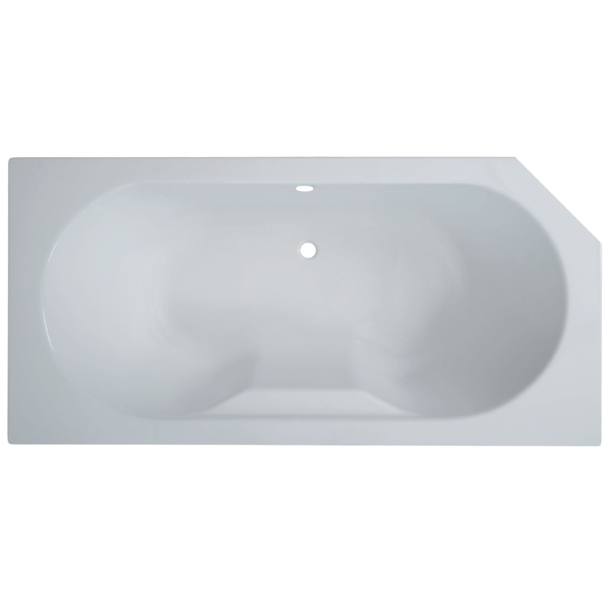Raumspar-Badewanne Lea R, rechts 180 x 90 cm Raumspar-Badewanne Lea R, rechts 180 x 90 cm