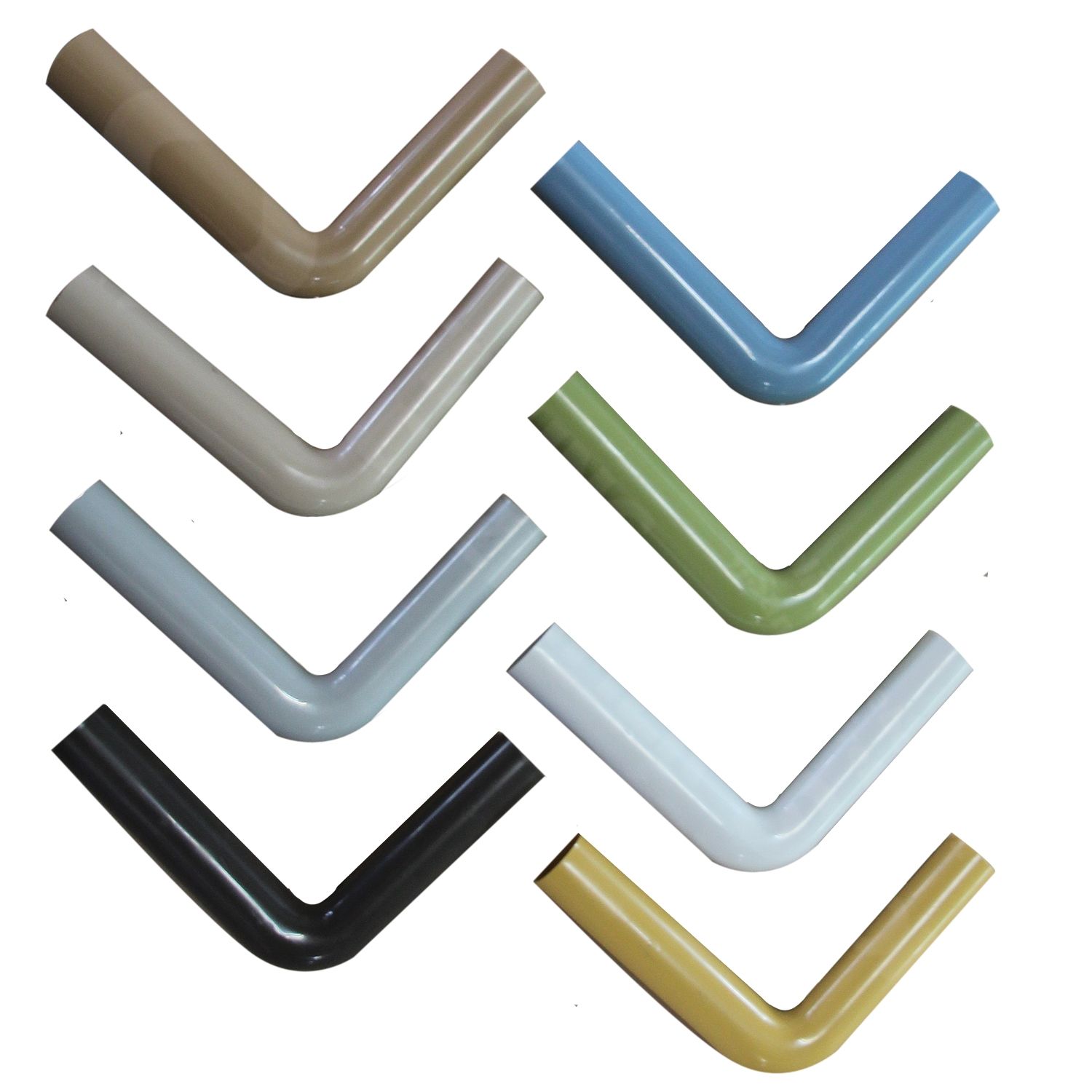 Spülrohrbogen 230x210mm caramel für Aufputzspülkasten