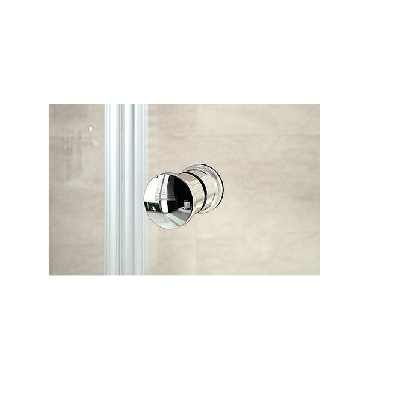 Duschabtrennung Alpha 2 Gleittüreckeinstieg 3teilig 90x90 WE AP - 2