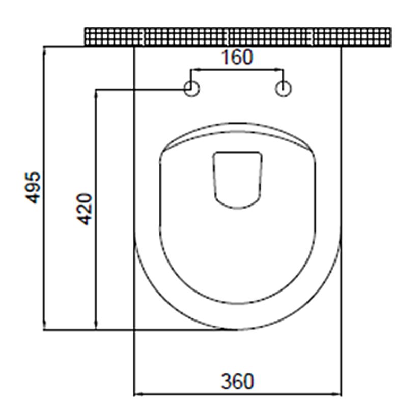 WC-Set Duofix Basic Vorwandelement mit Design - Tiefspül WC spülrandlos,  Delta 25, WC Sitz - 7
