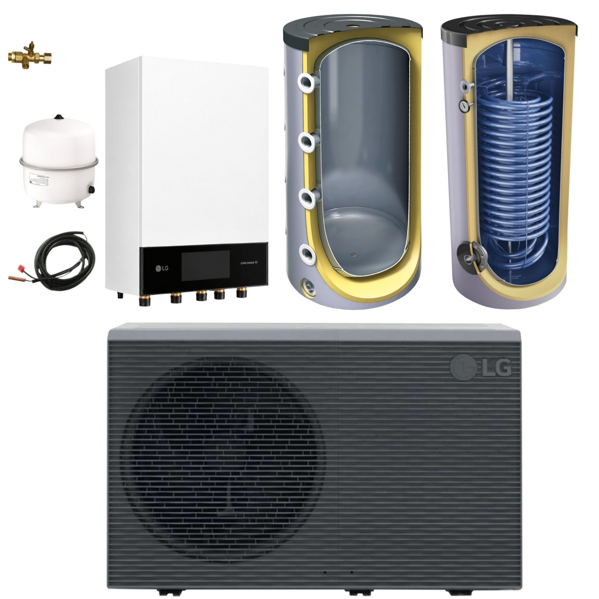 Therma V R290 Hydro-Split Wärmepumpe Paket