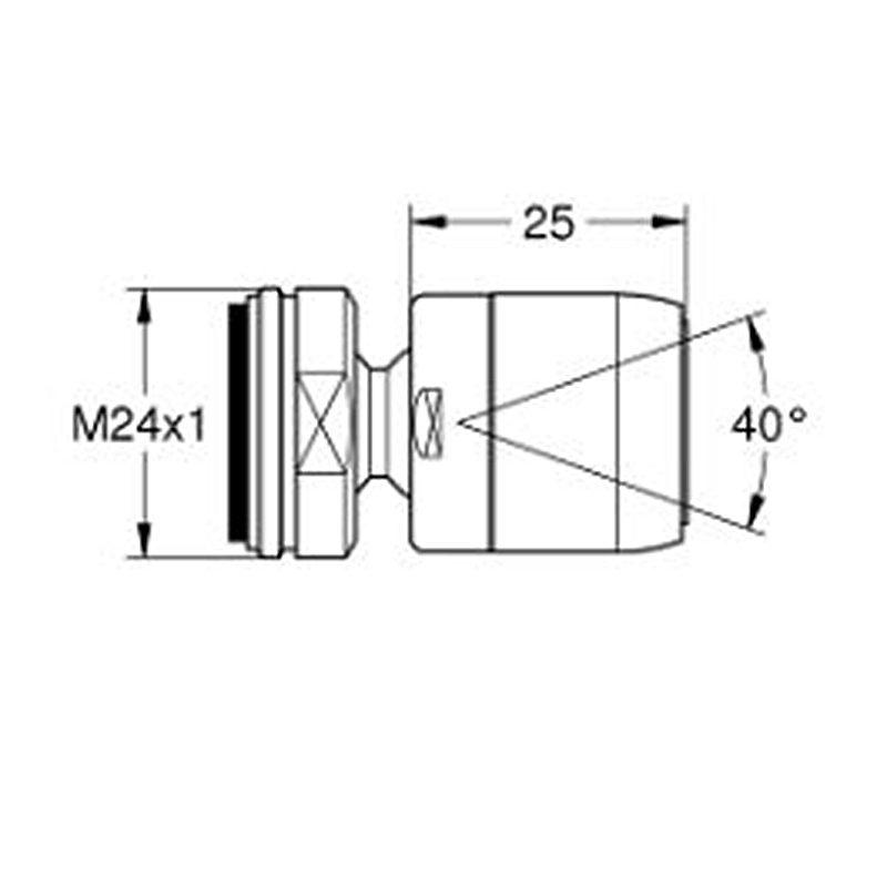 Mousseur M24x1 mit Kugelgelenk - 2