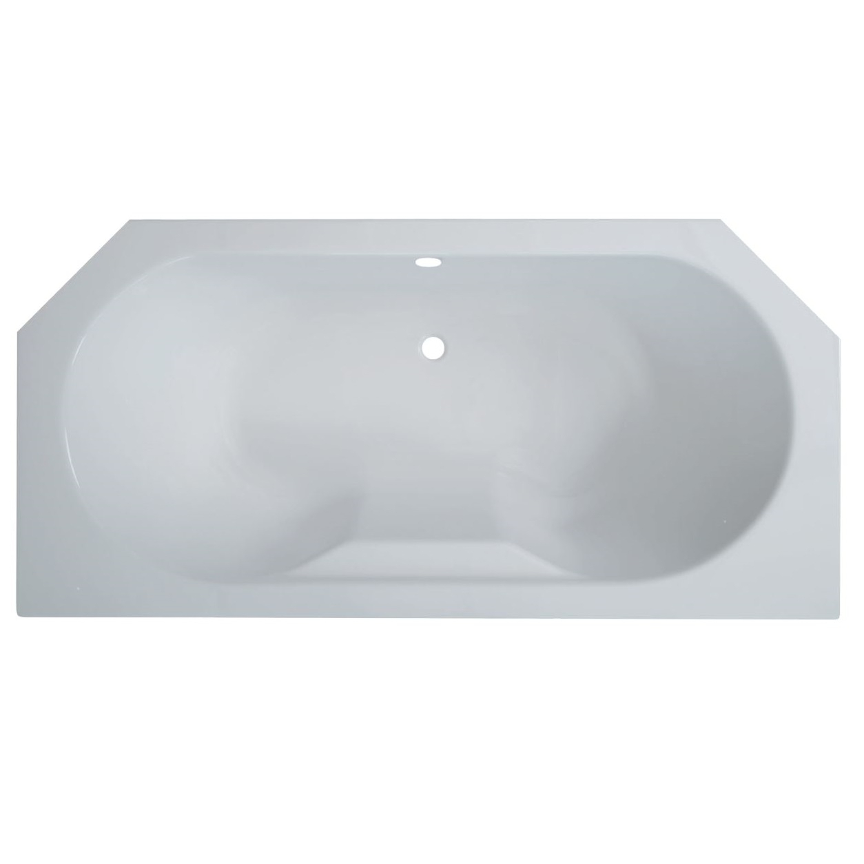 Raumspar-Badewanne Lea D 180 x 90 cm Raumspar-Badewanne Lea D 180 x 90 cm