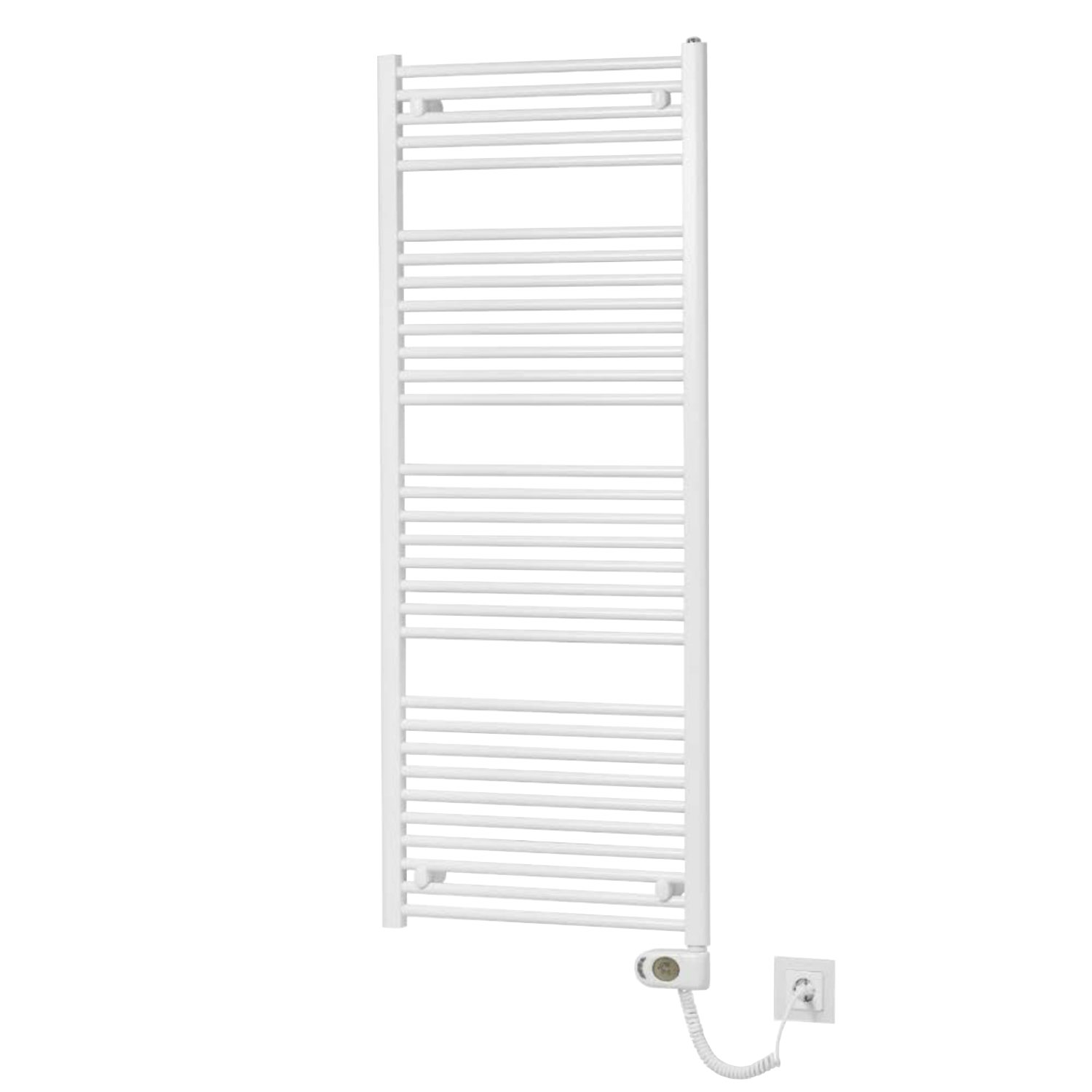 Logatrend Therm direct E 1500x500 Badheizkörper rein elektrisch mit Regelung weiß - 1