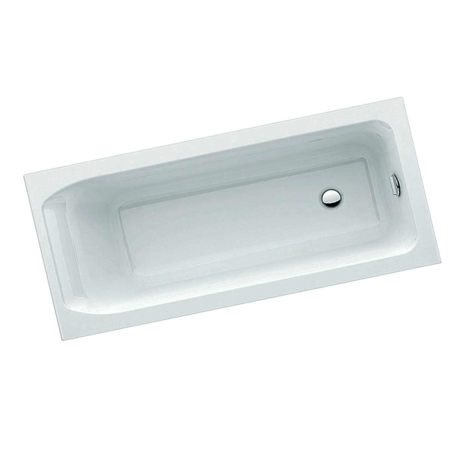 Acryl Rechteck Badewanne 170 x 75 cm, weiß Acryl Rechteck Badewanne 170 x 75 cm, weiß