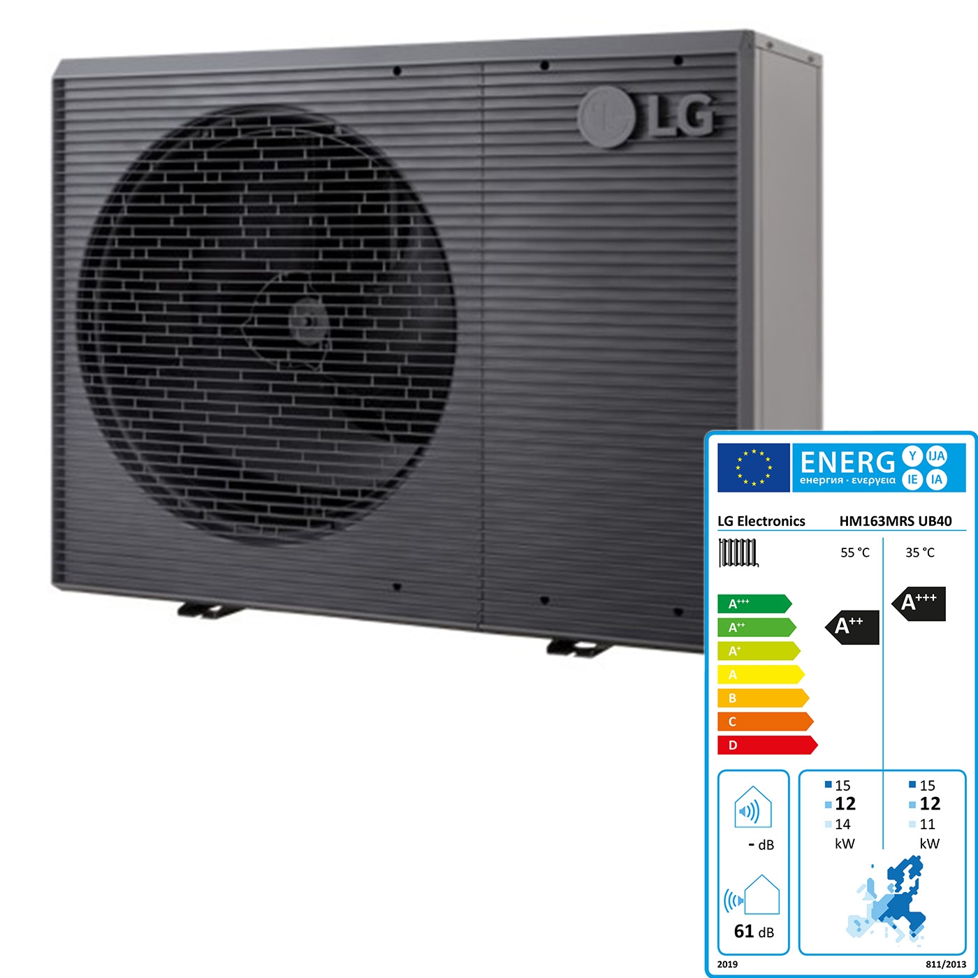 Therma V Monobloc S II Paket mit 16 kW Wärmepumpe, P100