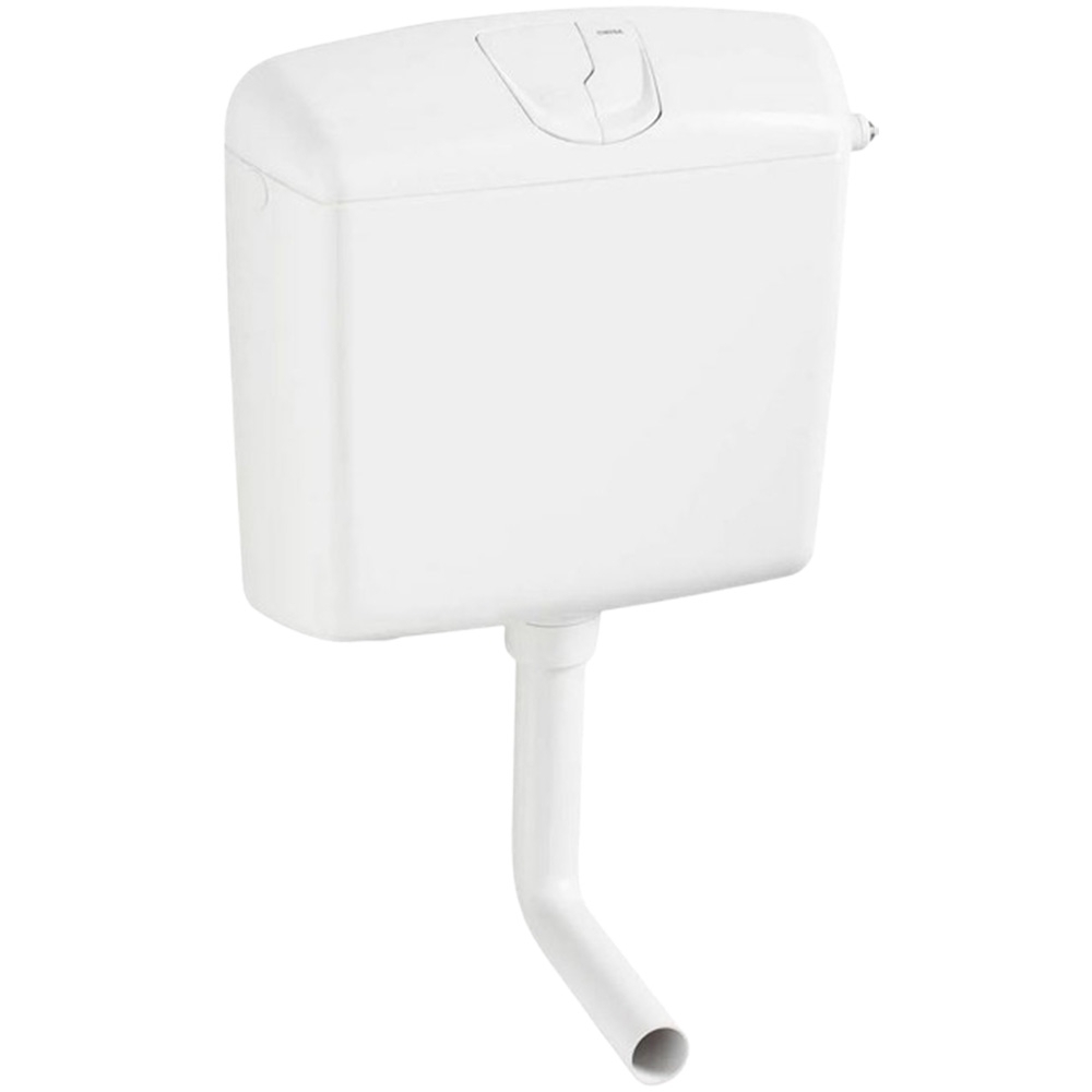 Aufputz Spülkasten 1270, Kunststoff 2-Mengen Spülung weiß Aufputz Spülkasten 1270, Kunststoff 2-Mengen Spülung weiß