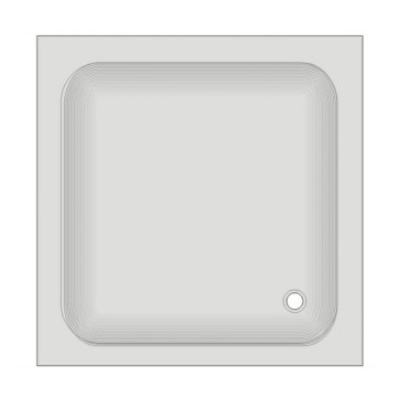 Quadratische Duschwanne 100 x 100 x 14 cm / KSB 19