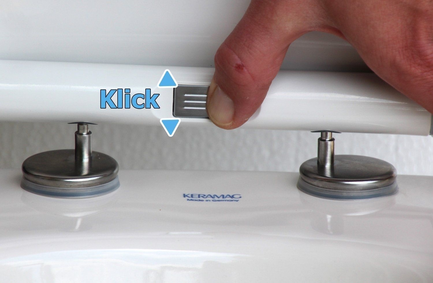 WC Sitz Antares S in hochwertiger, schwerer Ausführung mit Absenkautomatik & Quick-Release - 4