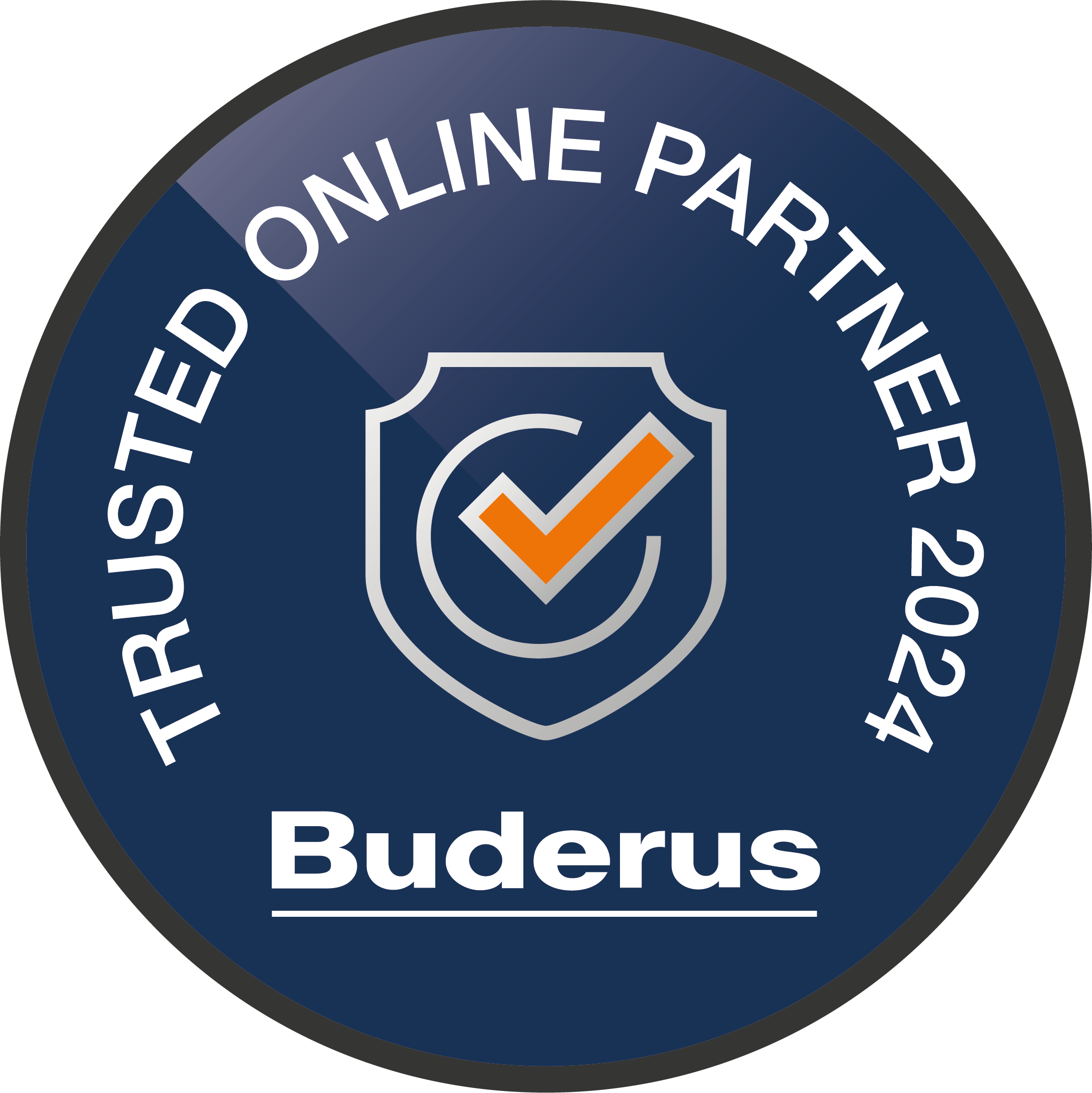 Zertifiziert als Buderus Trusted Online Partner 2024