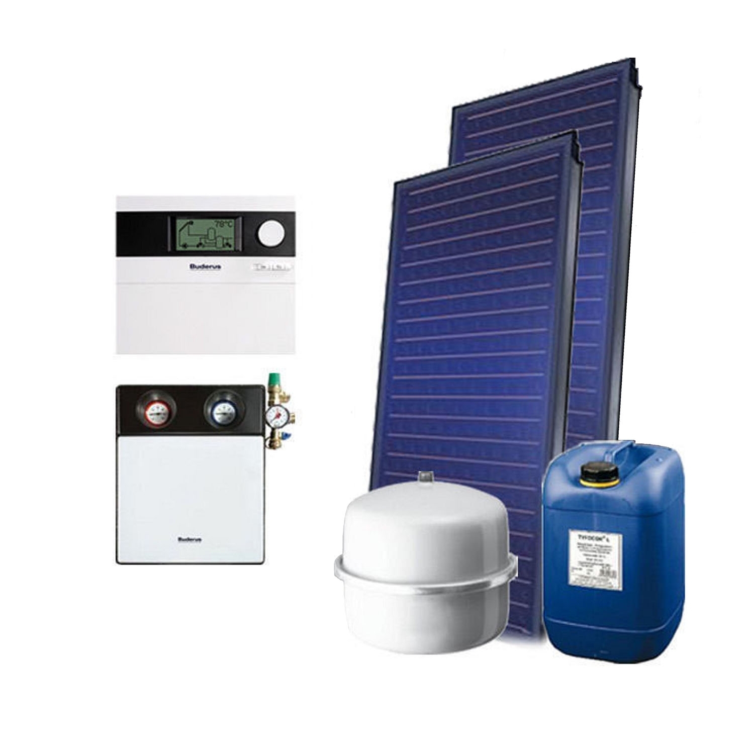 Solarkollektoren für Buderus Heizsysteme. Buderus Solarpakete kaufen für Ihr Zuhause.